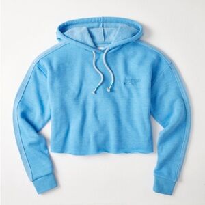 woodley + lowe blue cutoff hoodie
Marine Cropped